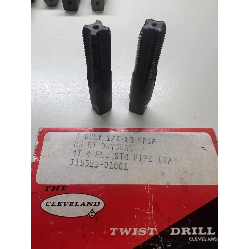Lot 13 The Cleveland Twist Drill Co Milling Tools Taps, End Mills & Countersinks